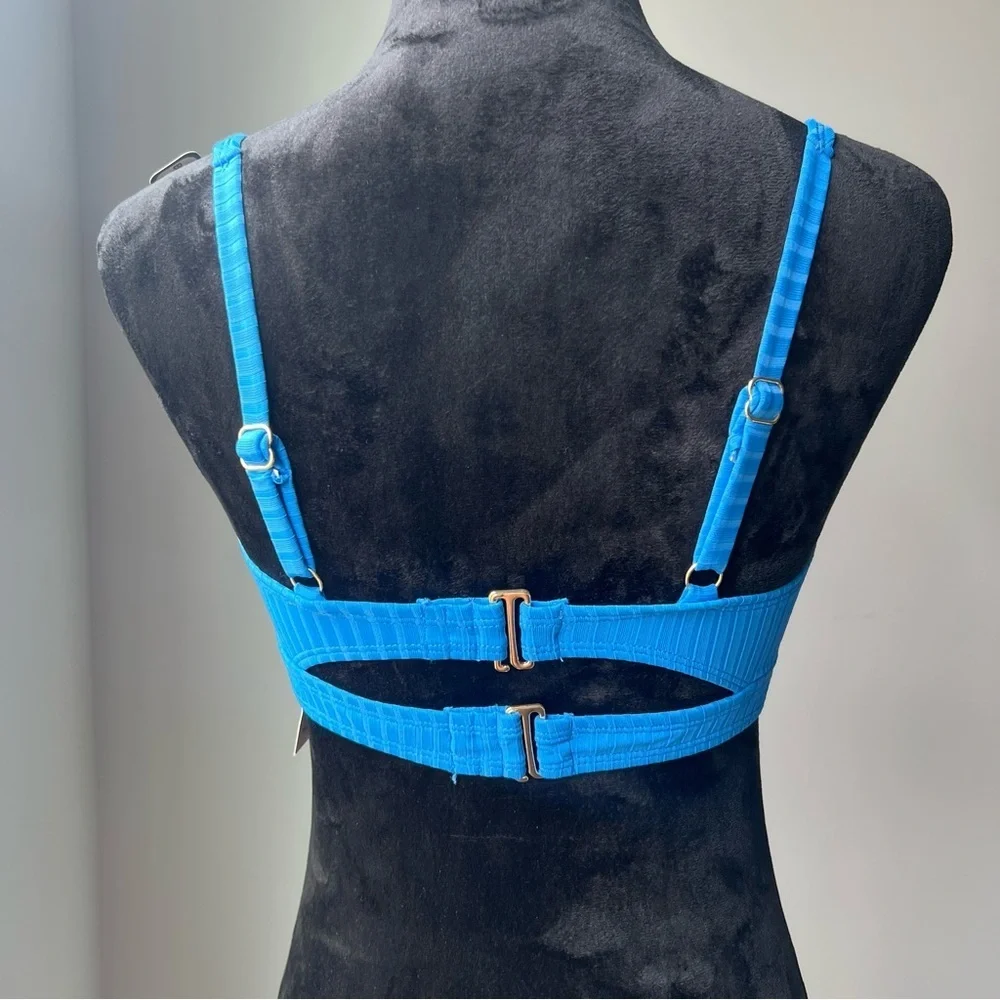 NWT Blue Bikini Top - Small - Picture 13 of 13